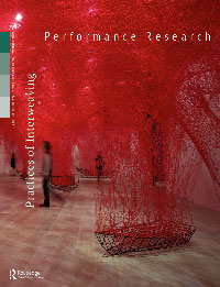 Cover image for Performance Research, Volume 25, Issue 6-7, 2020