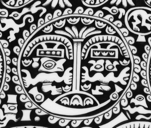 Figure 33. Detail of the Medallion Beaker, medallion with boat.