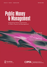 Cover image for Public Money & Management, Volume 43, Issue 6, 2023