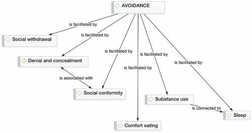 Figure 4. Avoidance: Thematic map.