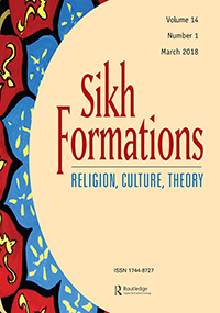 Cover image for Sikh Formations, Volume 14, Issue 1, 2018