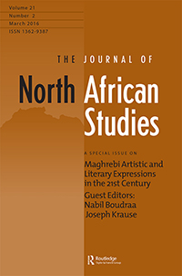 Cover image for The Journal of North African Studies, Volume 21, Issue 2, 2016