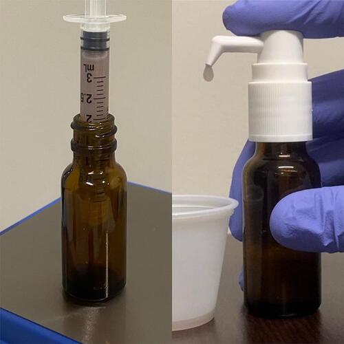 Figure 2 Peanut dilution 1 – 1:1 5mg/mL plus flavoring.