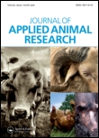 Cover image for Journal of Applied Animal Research, Volume 35, Issue 1, 2009