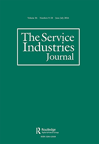 Cover image for The Service Industries Journal, Volume 36, Issue 9-10, 2016