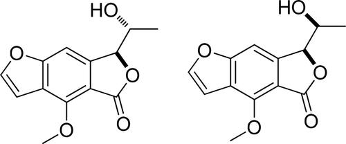 Figure 2. Two possible diastereoisomers of 1.