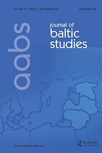 Cover image for Journal of Baltic Studies, Volume 52, Issue 3, 2021