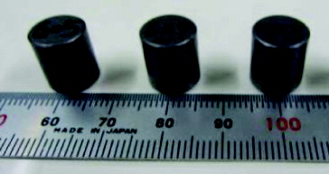 Figure 3. Fuel compacts for ISTC irradiation test.