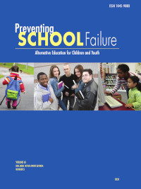 Cover image for Preventing School Failure: Alternative Education for Children and Youth, Volume 65, Issue 3, 2021