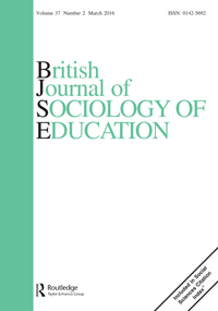 Cover image for British Journal of Sociology of Education, Volume 37, Issue 2, 2016