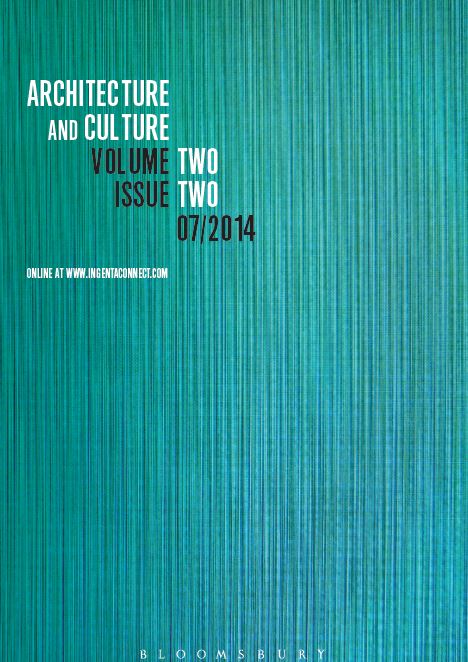 Cover image for Architecture and Culture, Volume 2, Issue 2, 2014