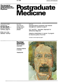 Cover image for Postgraduate Medicine, Volume 68, Issue 1, 1980