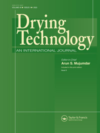 Cover image for Drying Technology, Volume 40, Issue 9, 2022