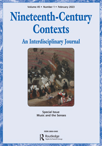 Cover image for Nineteenth-Century Contexts, Volume 45, Issue 1, 2023