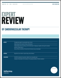 Cover image for Expert Review of Cardiovascular Therapy, Volume 15, Issue 11, 2017