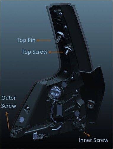 Figure 6. Rear lamp locators.