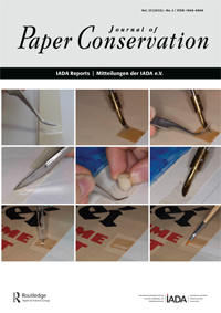 Cover image for Journal of Paper Conservation, Volume 23, Issue 2, 2022
