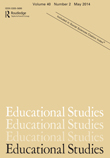 Cover image for Educational Studies, Volume 40, Issue 2, 2014