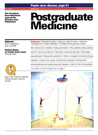 Cover image for Postgraduate Medicine, Volume 89, Issue 4, 1991