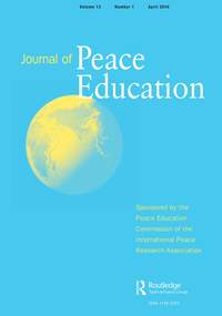 Cover image for Journal of Peace Education, Volume 13, Issue 1, 2016