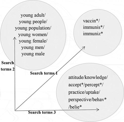 Figure 1. Terms used in literature search