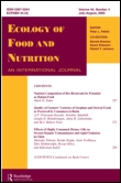 Cover image for Ecology of Food and Nutrition, Volume 33, Issue 1-2, 1994