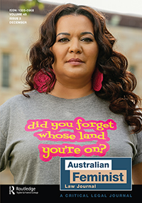 Cover image for Australian Feminist Law Journal, Volume 45, Issue 2, 2019