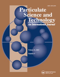 Cover image for Particulate Science and Technology, Volume 41, Issue 5, 2023