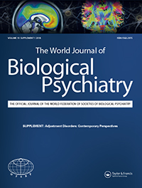 Cover image for The World Journal of Biological Psychiatry, Volume 19, Issue sup1, 2018