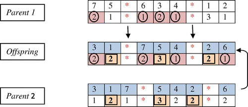 Figure 2. Crossover operator.