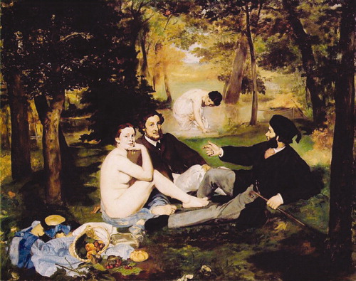 Figure 2. Manet's Dejeuner sur l'Herbe (1863).