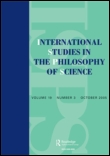 Cover image for International Studies in the Philosophy of Science, Volume 18, Issue 2-3, 2004