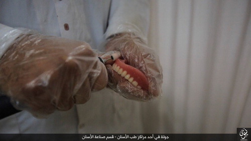 Figure 3. A tour in one of the dental care centres in the city of Mosul.