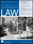 Cover image for Planning & Environmental Law, Volume 66, Issue 6, 2014