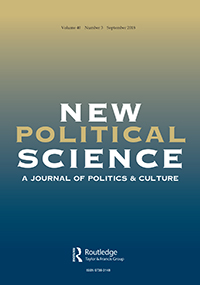 Cover image for New Political Science, Volume 40, Issue 3, 2018