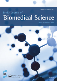 Cover image for British Journal of Biomedical Science, Volume 74, Issue 1, 2017