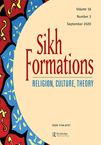 Cover image for Sikh Formations, Volume 16, Issue 3, 2020