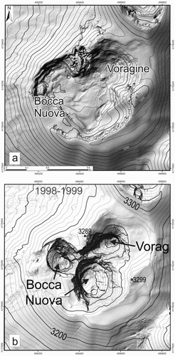 Figure 5. Comparison between the 2015 (this paper) and 2010 (CitationBehncke et al., 2016) DEMs of the CC. See text for details.