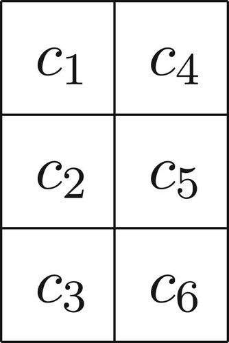 Figure 3. Numbering cells.