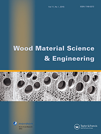 Cover image for Wood Material Science & Engineering, Volume 11, Issue 1, 2016