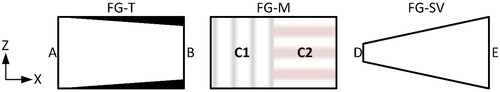 Figure 2. Examples of functional grading.