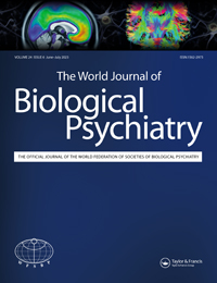 Cover image for The World Journal of Biological Psychiatry, Volume 24, Issue 6, 2023