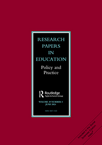 Cover image for Research Papers in Education, Volume 39, Issue 3, 2024
