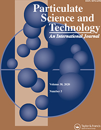 Cover image for Particulate Science and Technology, Volume 38, Issue 5, 2020