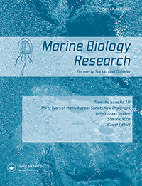 Cover image for Marine Biology Research, Volume 13, Issue 5, 2017