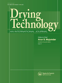 Cover image for Drying Technology, Volume 40, Issue 11, 2022