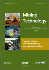 Cover image for Mining Technology, Volume 126, Issue 3, 2017