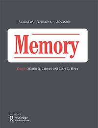 Cover image for Memory, Volume 28, Issue 6, 2020