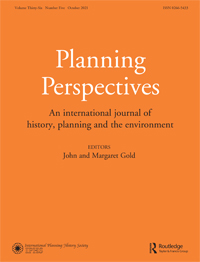 Cover image for Planning Perspectives, Volume 36, Issue 5, 2021