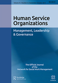 Cover image for Human Service Organizations: Management, Leadership & Governance, Volume 41, Issue 4, 2017